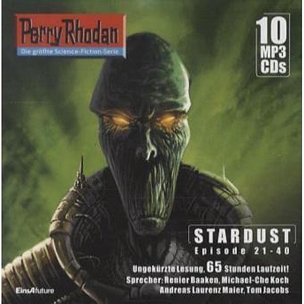 07 Perry Rhodan Sammelbox Stardust-Zyklus 21-40,10 MP3-CDs, Christian Montillon, Andreas Eschbach, Arndt Ellmer