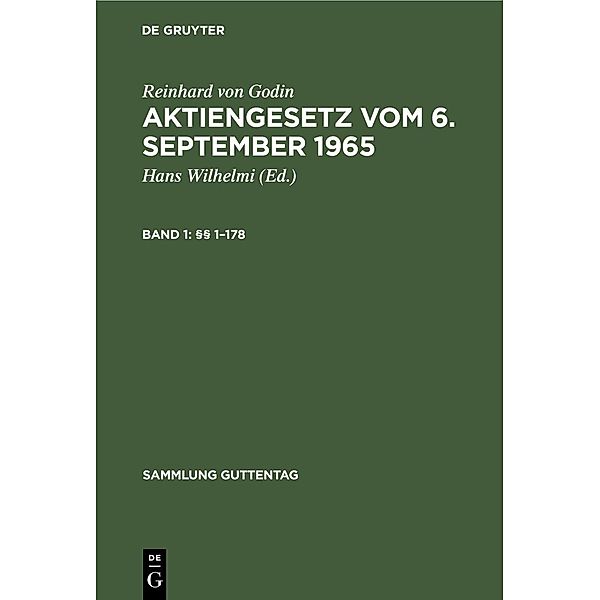 §§ 1-178 / Sammlung Guttentag