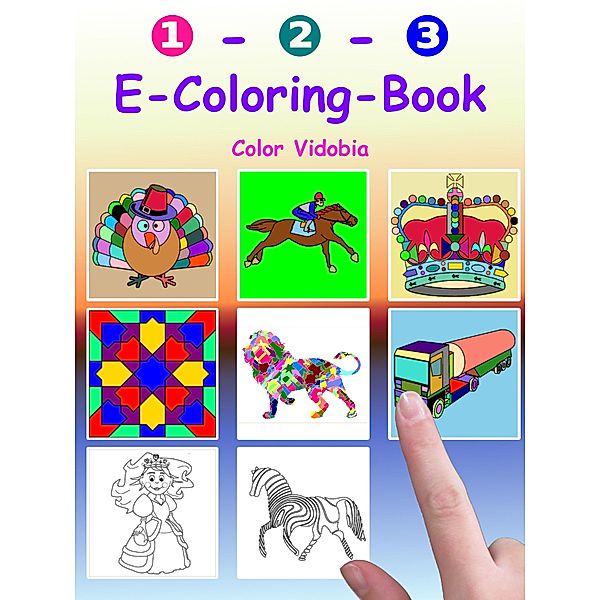 1-2-3 E-Coloring-Book, Color Vidobia