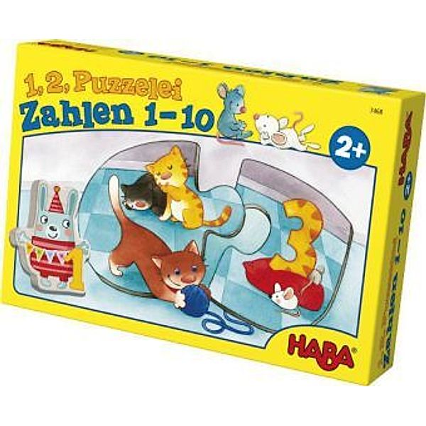 1, 2 Puzzelei, Zahlen 1-10 (Kinderpuzzle)