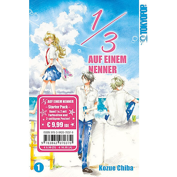 1/3 - Auf einem Nenner / 1+2 / 1/3 - Auf einem Nenner Starter Pack. Bd.1+2.Bd.1+2, Kozue Chiba