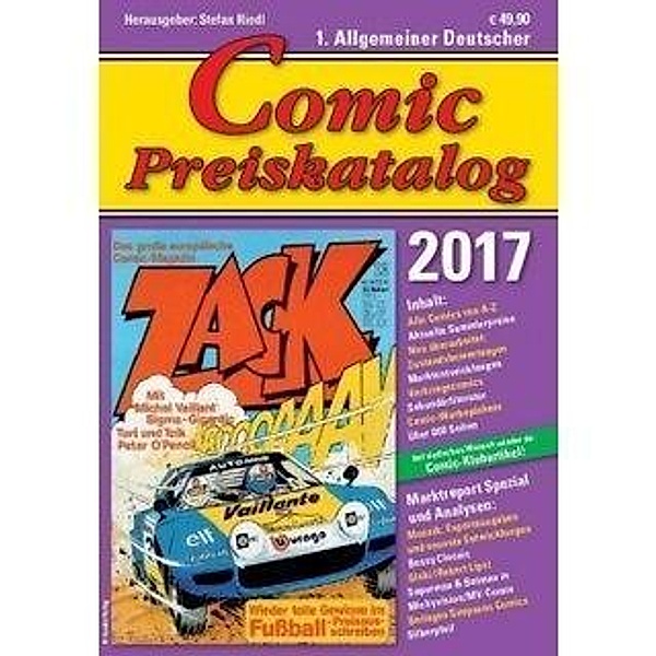 1. Allgemeiner Deutscher Comic-Preiskatalog 2017, Stefan Riedl