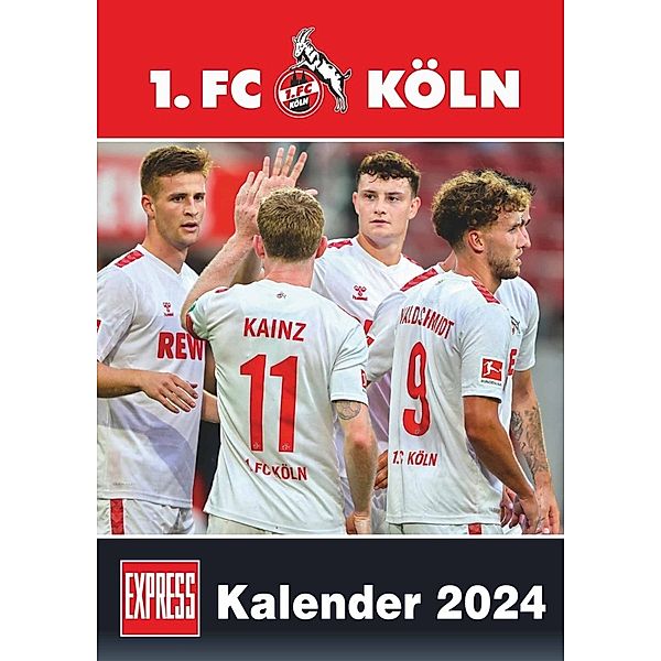 1. FC Köln 2024 - Fußball-Kalender - Express-Fankalender - Wandkalender 29,7 x 42 cm