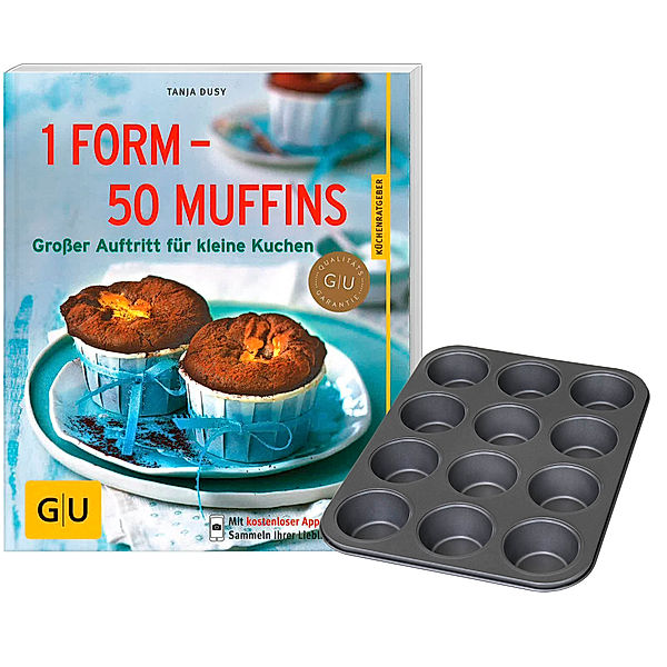 1 Form - 50 Muffins, mit Muffin-Blech, Tanja Dusy