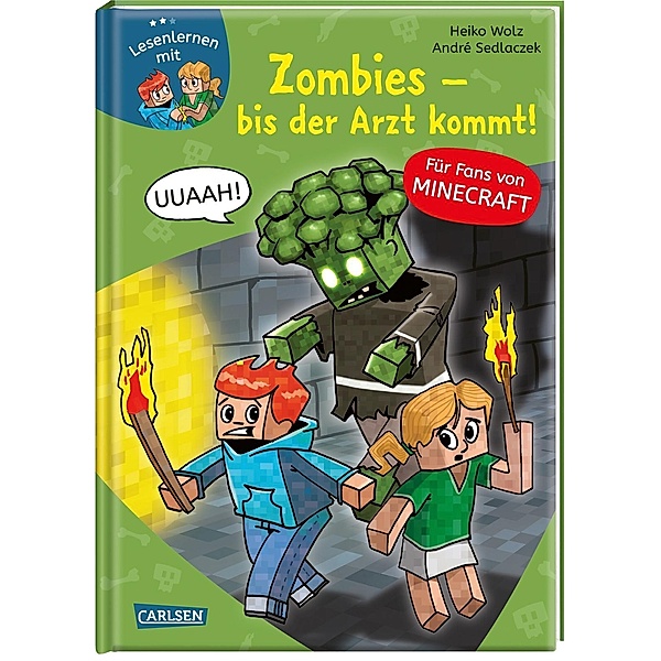 1: Zombies - bis der Arzt kommt! / Lesenlernen mit Spaß - Minecraft Bd.1, Heiko Wolz