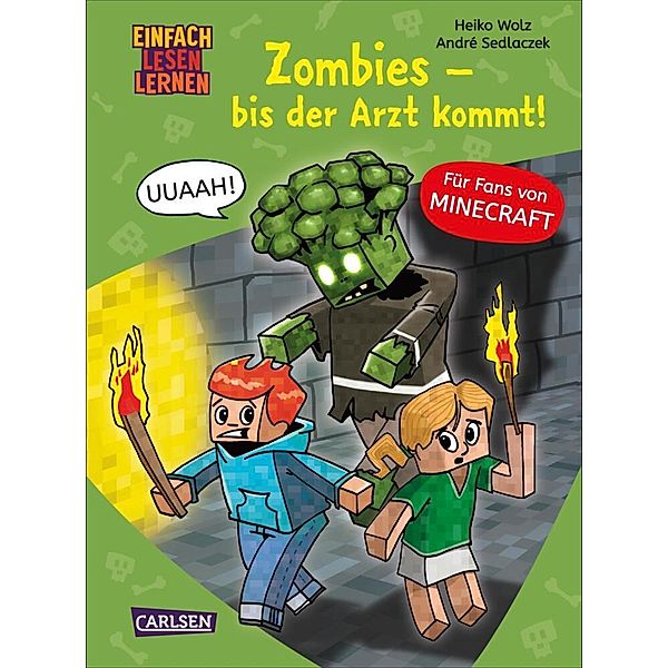 1: Zombies - bis der Arzt kommt! / Lesenlernen mit Spass - Minecraft Bd.1, Heiko Wolz