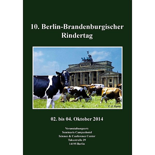 10. Berlin-Brandenburgischer Rindertag. Vortragsband
