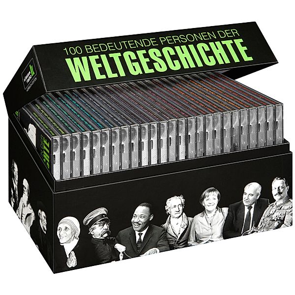 100 bedeutende Personen der Weltgeschichte, 25 Audio-CDs