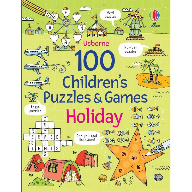 Image of 100 Children's Puzzles And Games: Holiday - Phillip Clarke, Kartoniert (TB)