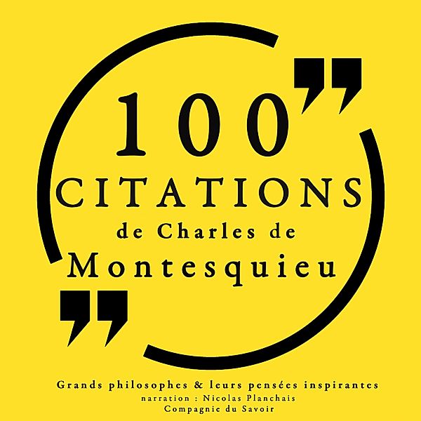 100 citations de Montesquieu, Montesquieu