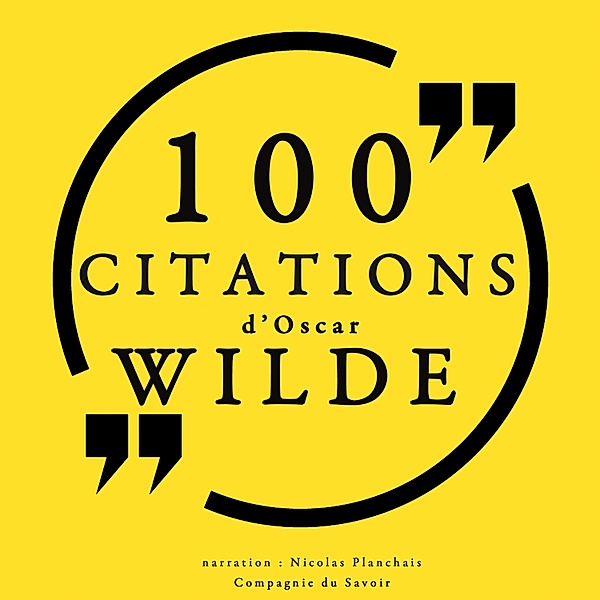 100 citations d'Oscar Wilde, Oscar Wilde