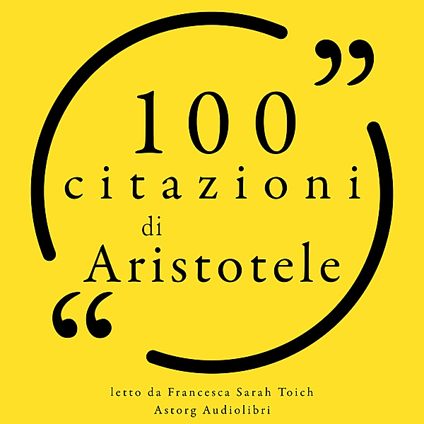 100 citazioni di Aristotele, Aristoteles