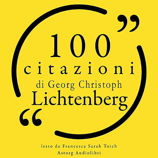 100 citazioni di Georg Christoph Lichtenberg, Georg-Christoph Lichtenberg