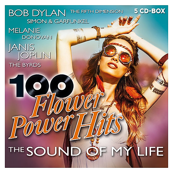 100 Flower Power Hits - The Sound Of My Life (5CD-Box), Diverse Interpreten