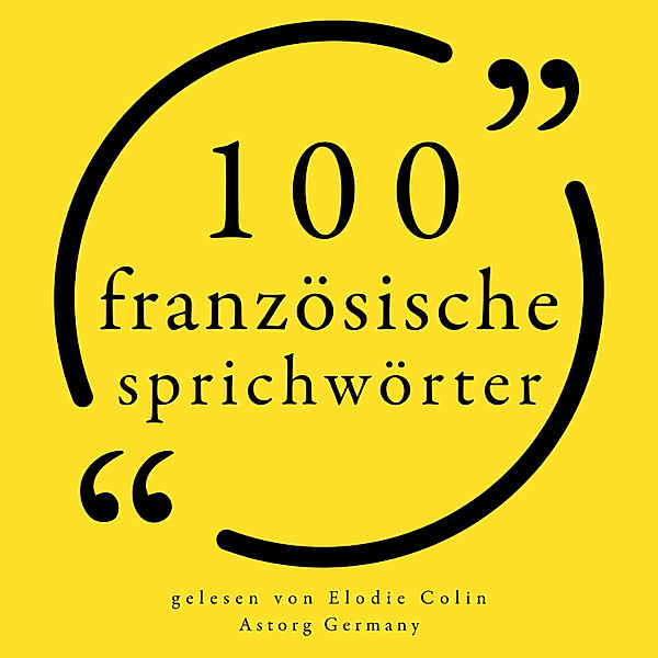 100 französische Sprichwörter, Anonymous