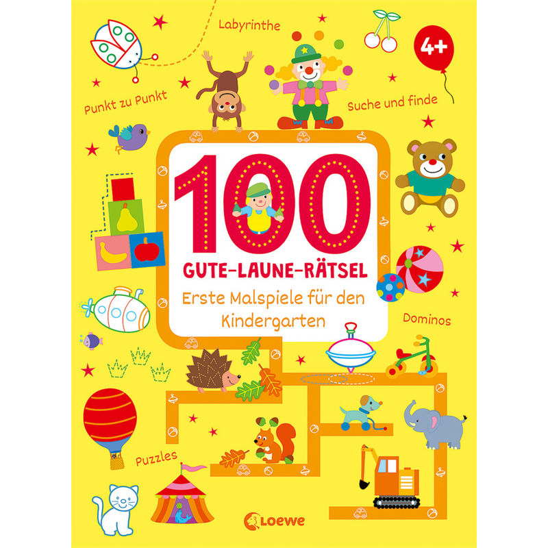 Image of 100 Gute-Laune-Rätsel - Erste Malspiele für den Kindergarten