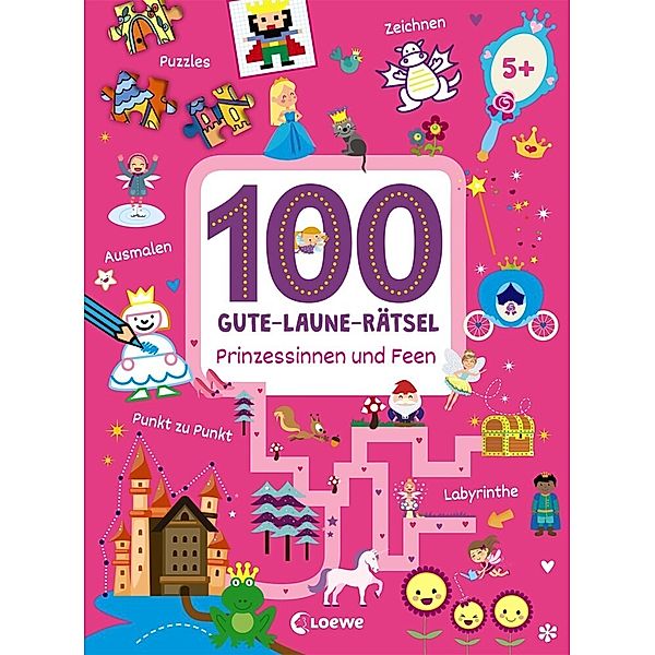 100 Gute-Laune-Rätsel - Prinzessinnen und Feen