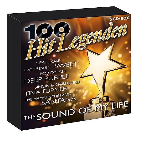 100 Hit-Legenden - The Sound Of My Life (5CD-Box), Diverse Interpreten