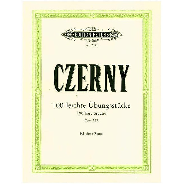 100 leichte Übungsstücke op. 139, für Klavier, Carl Czerny