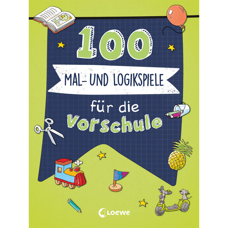 Image of 100 Mal- Und Logikspiele Für Die Vorschule, Kartoniert (TB)