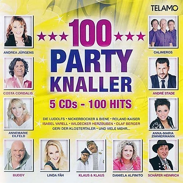100 Party Knaller, Diverse Interpreten