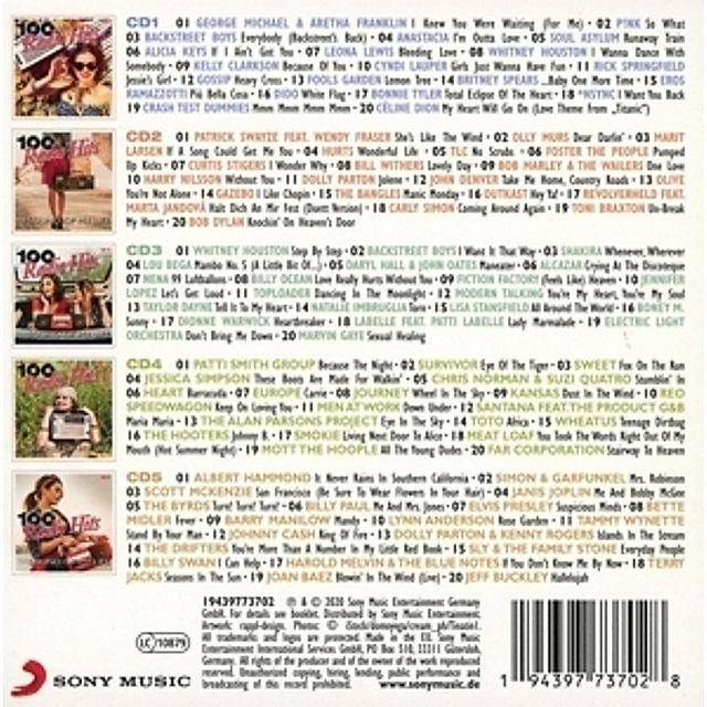 100 Radio Hits - The Sound Of My Life 5CD-Box von Diverse Interpreten |  Weltbild.at