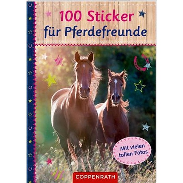 100 Sticker für Pferdefreunde