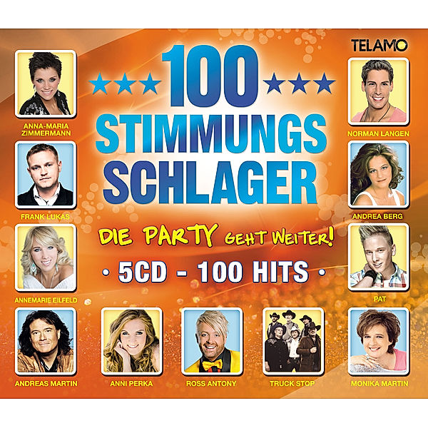 100 Stimmungsschlager - Die Party geht weiter (5 CDs), Diverse Interpreten