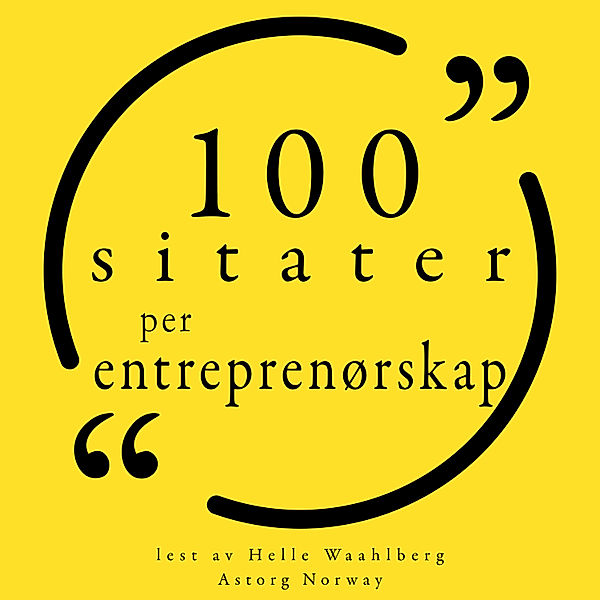 100 tilbud for entreprenørskap, Various