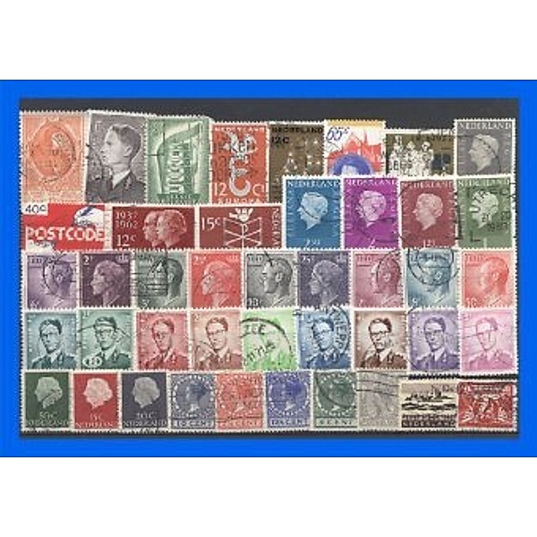 100 verschiedene Briefmarken BeNeLux-Staaten
