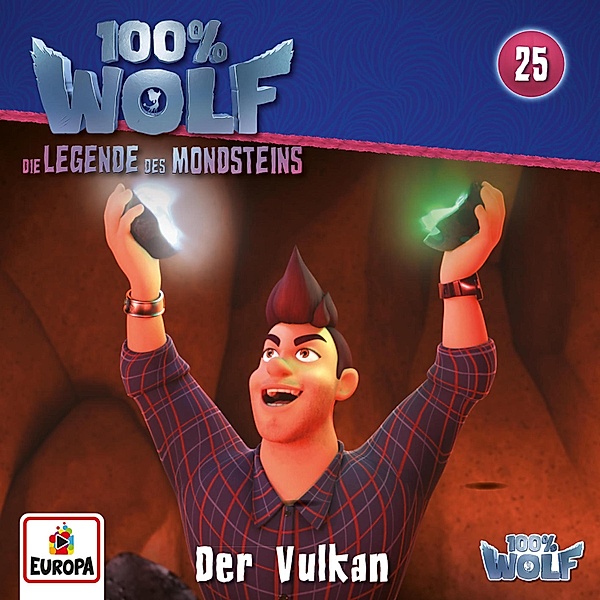 100% Wolf - 25 - Folge 25: Der Vulkan (Die Legende des Mondsteins), Frank Schröder, Uticha Marmon, Jayne Lyons, Laura Johae