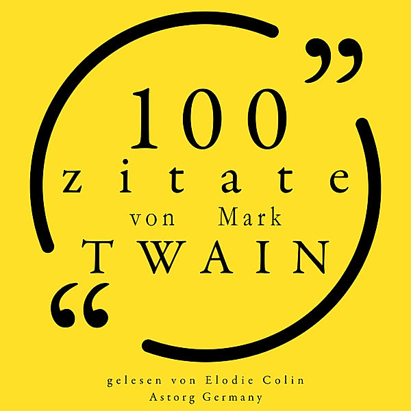 100 Zitate von Mark Twain, Mark Twain