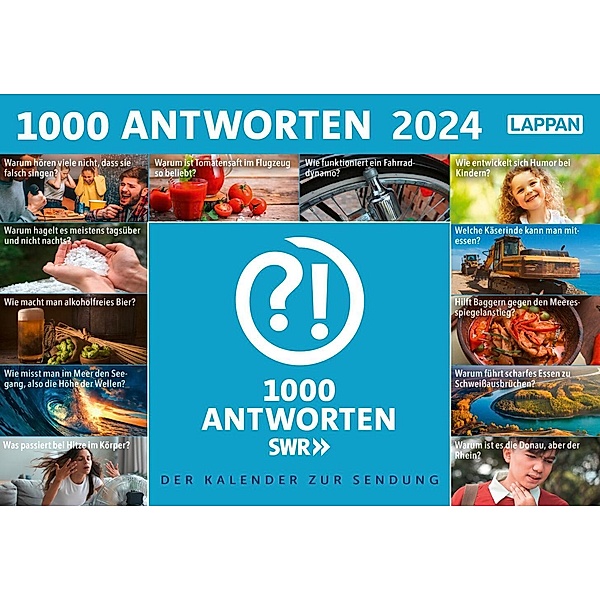 1000 Antworten - Tageskalender 2024