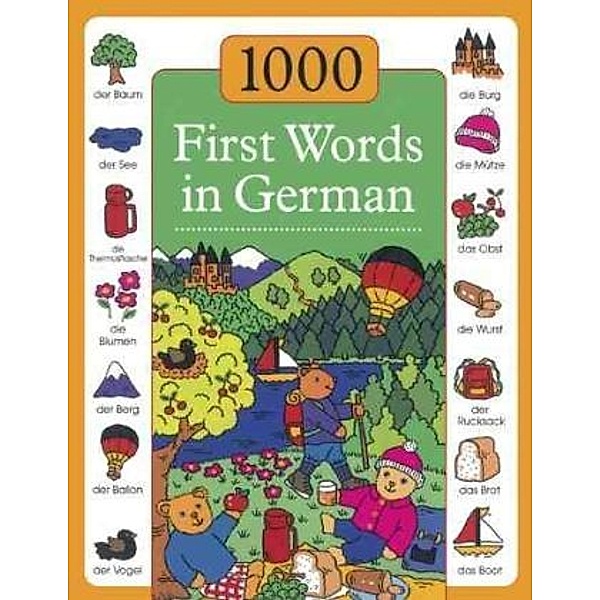 1000 First Words in German, Andrea Kenkmann