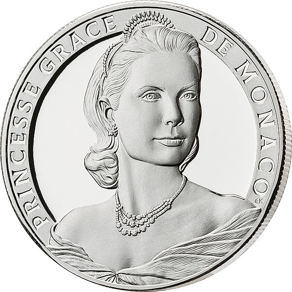 1000 Francs Guinea Conakry Silbermünze Fürstin Gracia Patricia von Monaco 2022
