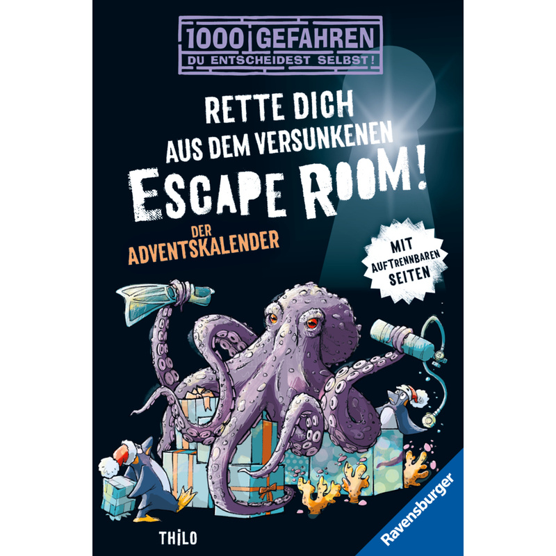 Image of 1000 Gefahren: Der Adventskalender - Rette Dich Aus Dem Versunkenen Escape Room! - Thilo, Taschenbuch