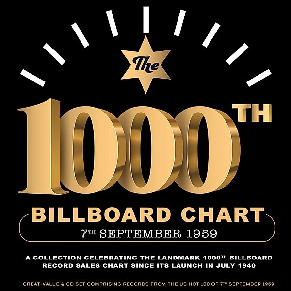 1000th Billboard Chart 7th September 1959, Diverse Interpreten