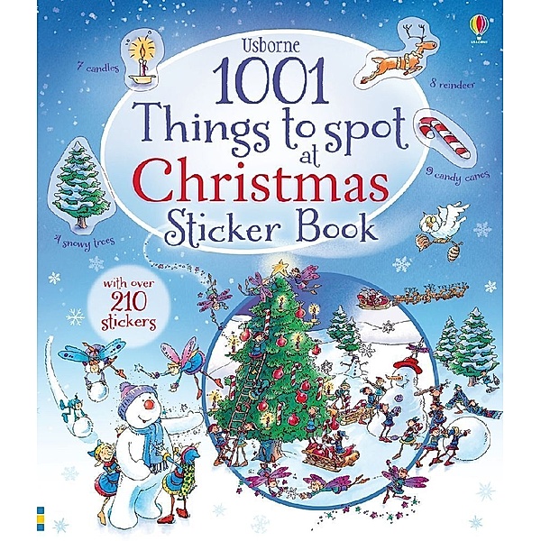 1001 Things to Spot Sticker Books / 1001 Things to Spot at Christmas Sticker book, Alex Frith