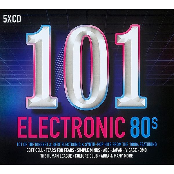 101 Electronic 80s, 5 CDs