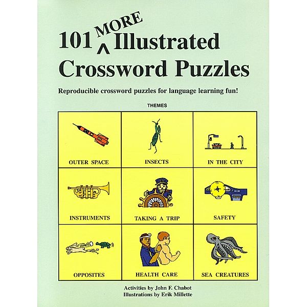 101 More Illustrated Crossword Puzzles, John Chabot
