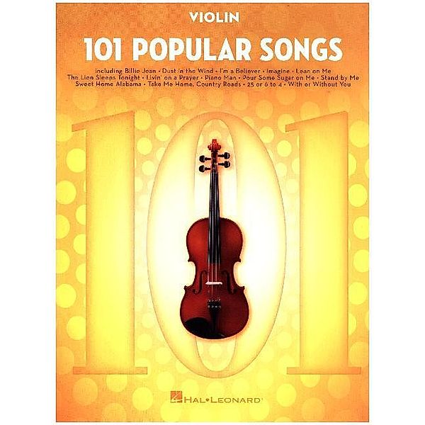 101 Popular Songs -For Violin-