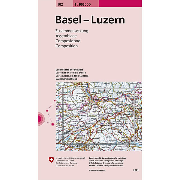 102 Basel - Luzern, Bundesamt für Landestopografie swisstopo