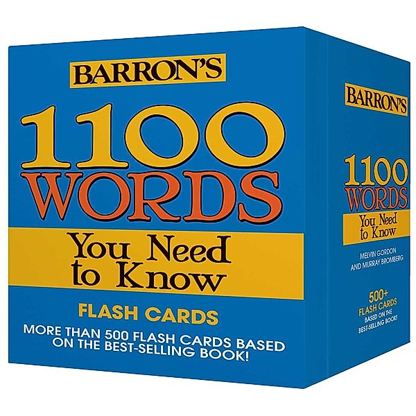 1100 Words You Need to Know Flashcards, Melvin Gordon, Murray Bromberg