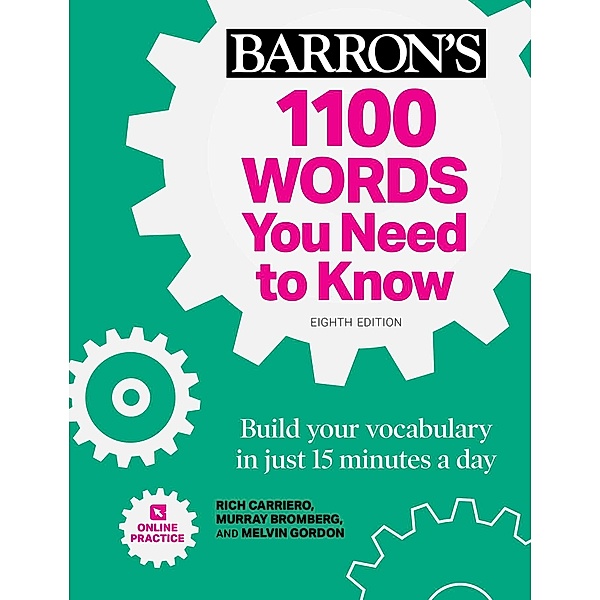 1100 Words You Need to Know + Online Practice, Rich Carriero, Melvin Gordon, Murray Bromberg