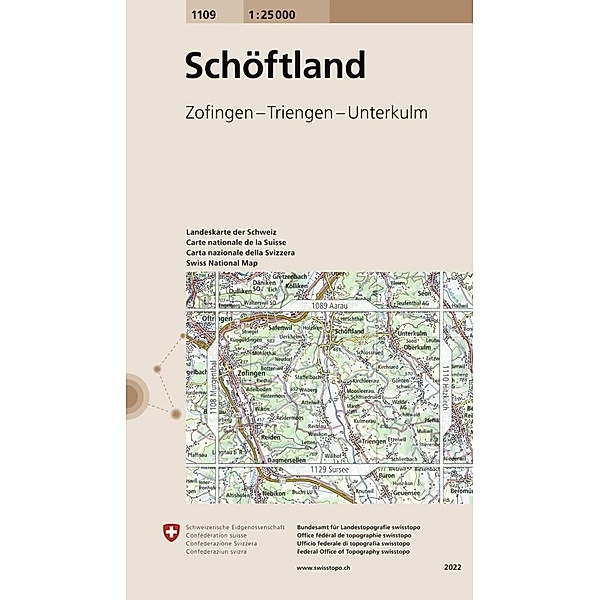 1109 Schöftland, Bundesamt für Landestopografie swisstopo