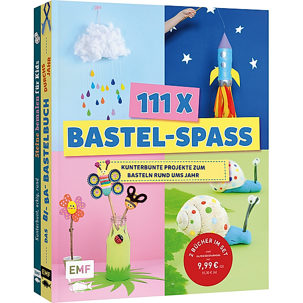 111 x Bastel-Spaß: 2 Bücher im Bundle, Simone Wunschel, Lisa Vogel