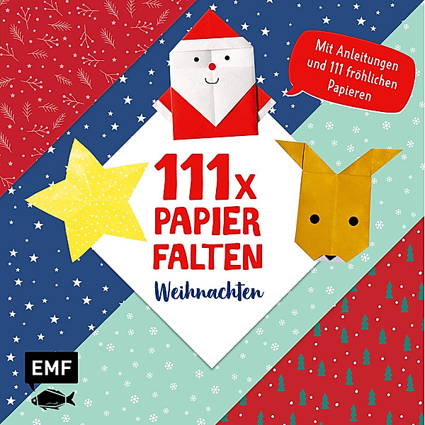 111 x Papierfalten - Weihnachten, Thade Precht