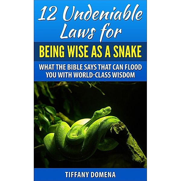 12 Undeniable Laws: 12 Undeniable Laws For Being Wise As A Snake, Tiffany Domena