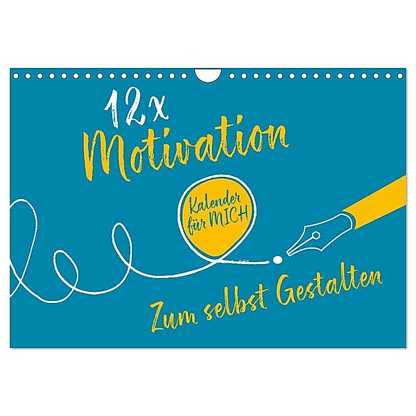 12 x Motivation - Bastelkalender (Wandkalender 2024 DIN A4 quer), CALVENDO Monatskalender, ROTH-Design