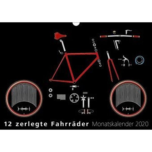 12 zerlegte Fahrräder 2020, Jürgen Isendyck